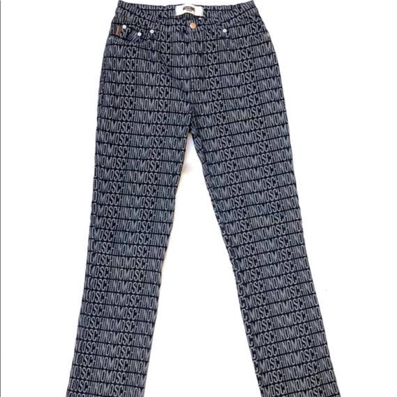 Moschino Logo stretch denim pants - Picture 1 of 3